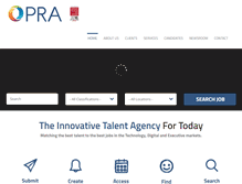 Tablet Screenshot of pra.com.au